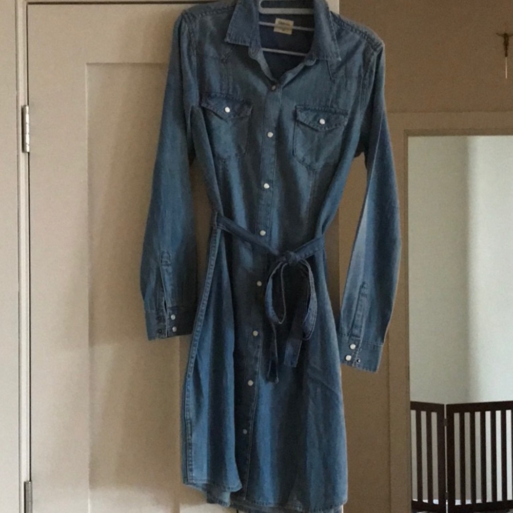 Gap denim shirt dress size medium